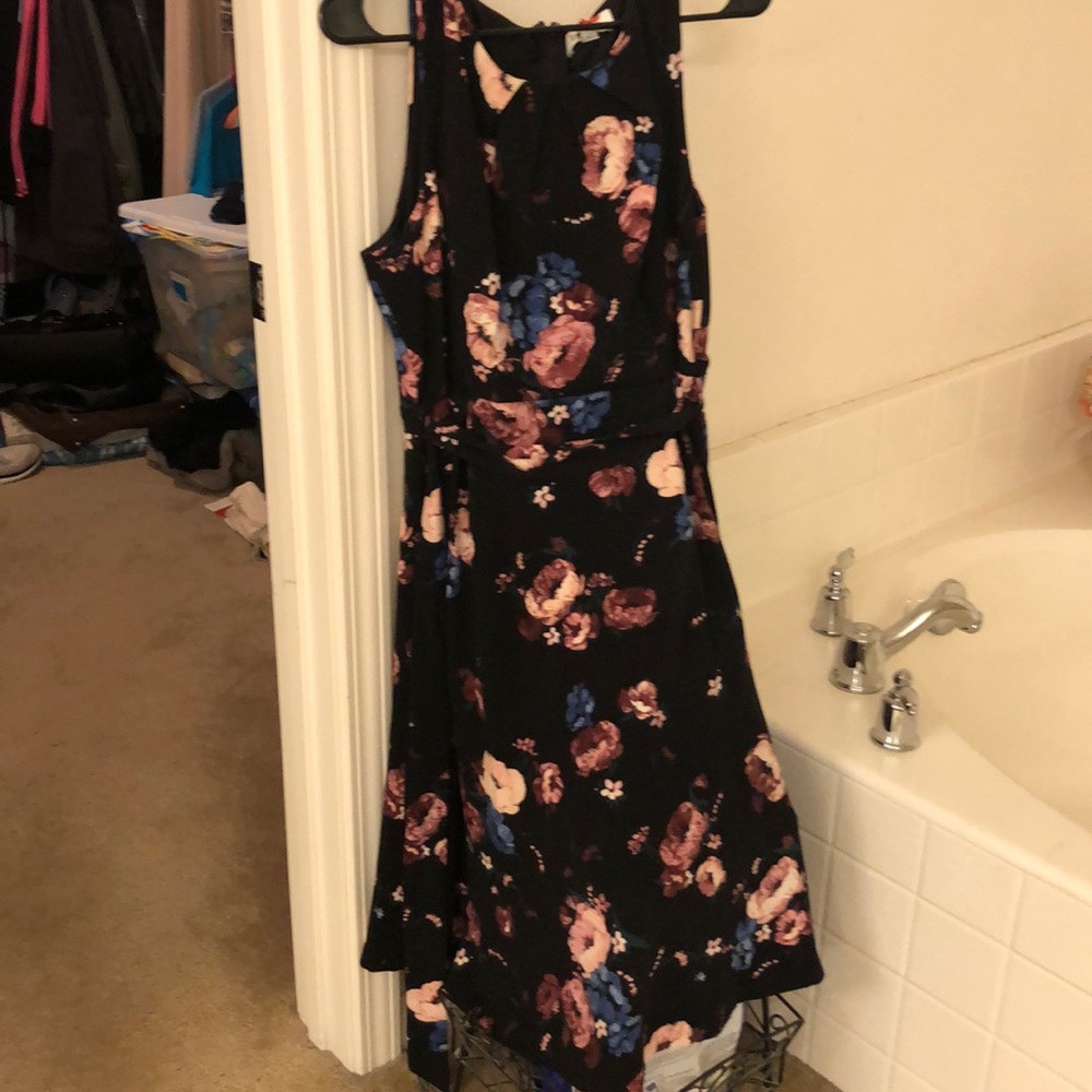 Beautiful floral A-line dress, NWT